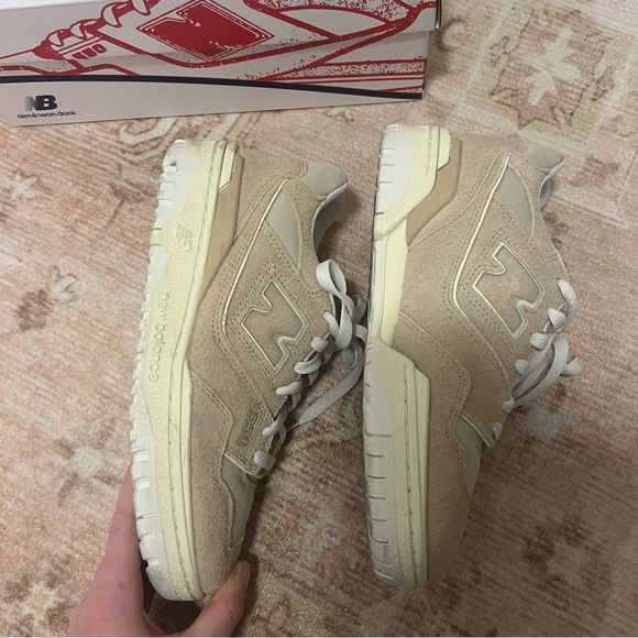 Limited Edition New Balance 550 x Aime Leon Dore Low suede Taupe Beige​ - Picture 4 of 8